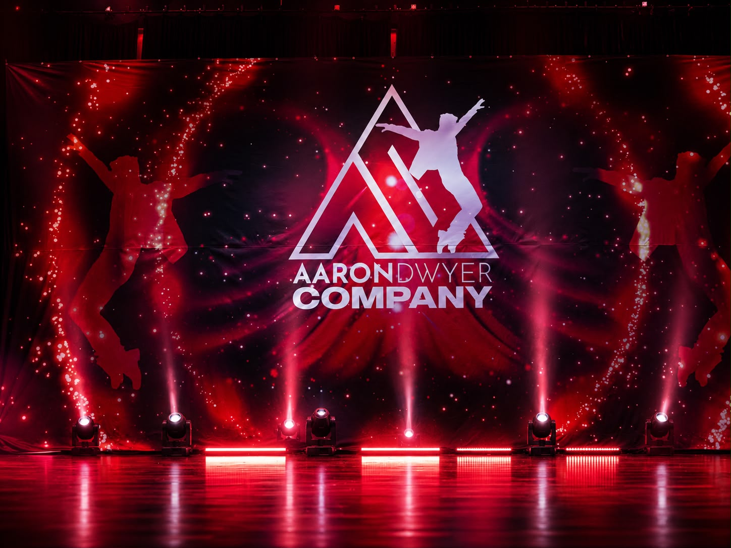 Aaron Dwyer Dance Competition stage at the Grand Finals