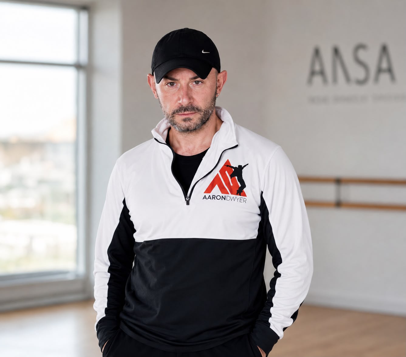 Aaron Dwyer coaching dancers