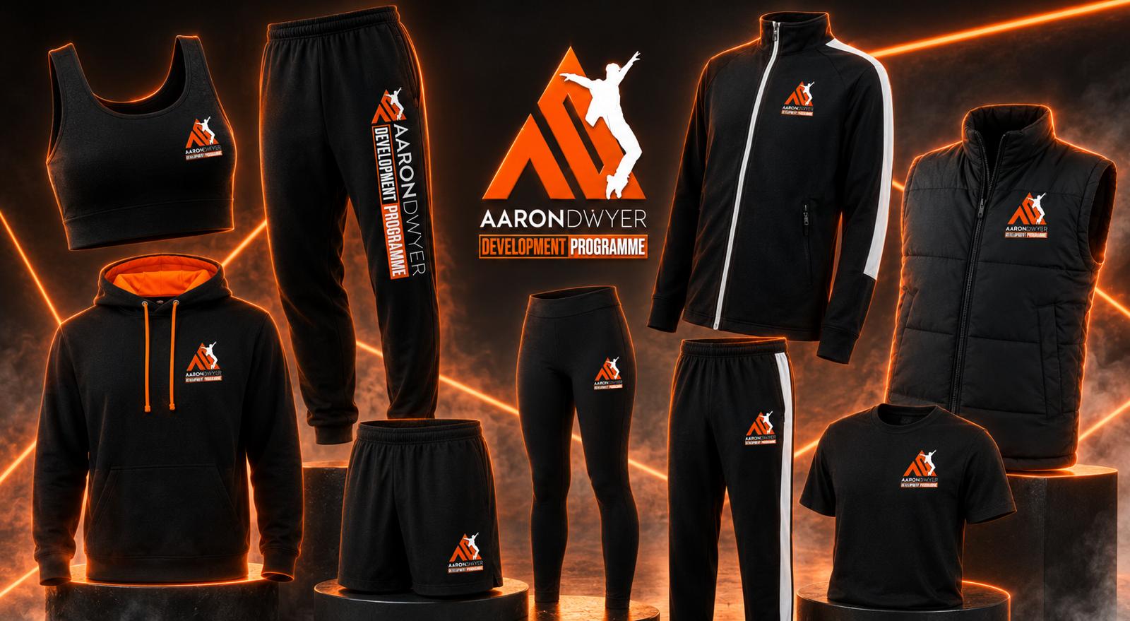 Aaron Dwyer Development Programme uniform collection